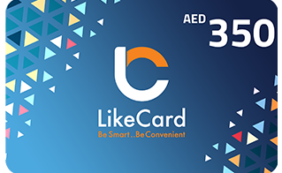 بطاقة هدايا لايك كارد 350 درهم اماراتي (حساب الاماراتي )