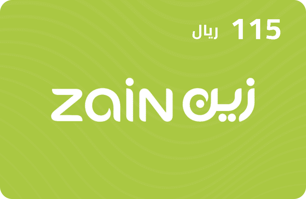 بطاقة زين 115 ريال