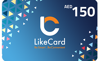 بطاقة هدايا لايك كارد 150 درهم اماراتي (حساب الاماراتي )