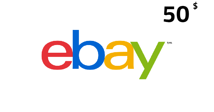 ايباي 50$ دولار (للحساب الامريكي)