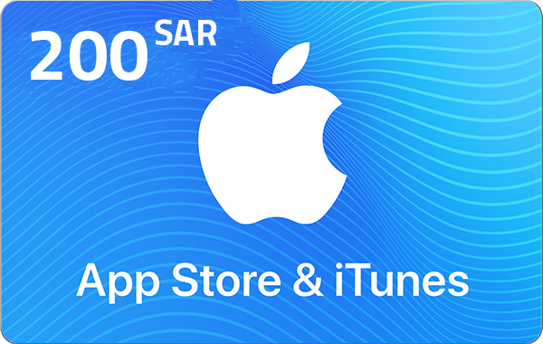 بطاقة ابل 200 ريال - للحساب السعودي