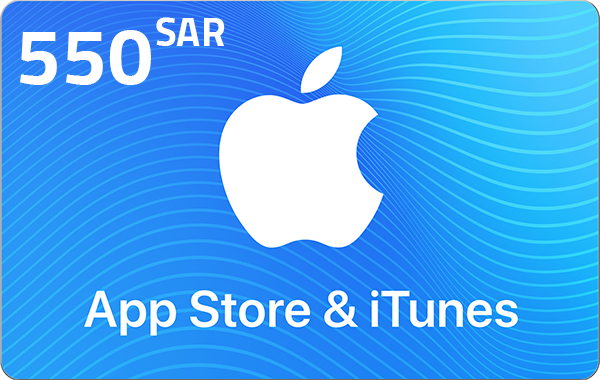 بطاقة ابل 550 ريال - للحساب السعودي