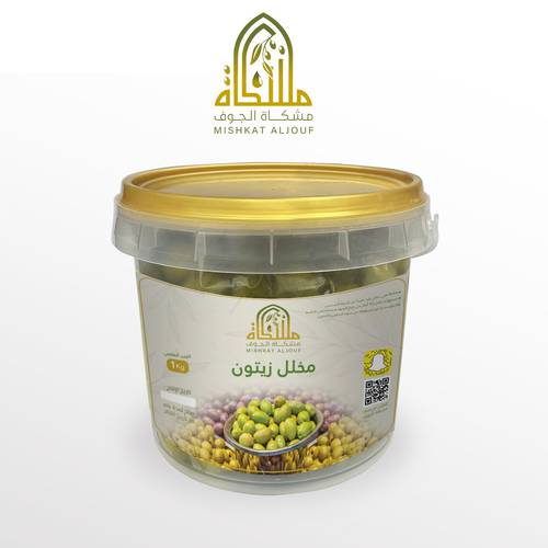 زيتون الجوف مخلل أخضر بالزيت