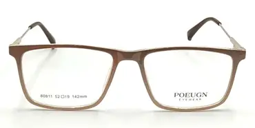 POEUGN-80811 / نظارة-طبية-اطار كامل-بلاستيكية-للرجال