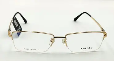 KALLA-KL9061 / نظارة-طبية-نصف اطار-معدنية-للرجال