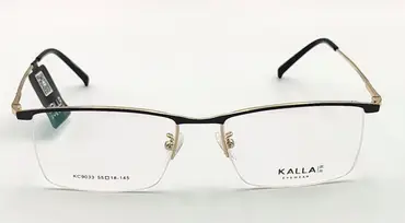 KALLA-KC9033 / نظارة-طبية-نصف اطار-معدنية-للرجال