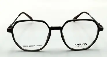 POEUGN-80818 / نظارة-طبية-اطار كامل-بلاستيكية-للرجال