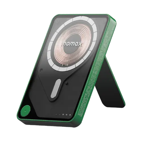 MOMAX 1-POWER X PRO+ MAGNETIC WIRELESS POWER BANK 5,000 MAH WITH BUILT-IN USBC CABLE