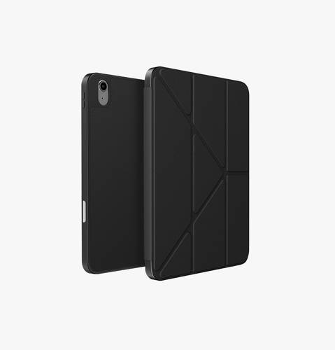 UNIQ IPAD A16 (10TH GEN) TRANSFORMA PROTECTIVE BUMPER WITH INTEGRATED STAND-BLACK