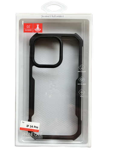 XUNDD IPHONE 14 PRO CLEAR CASE - BLACK