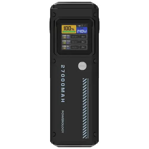 POWEROLOGY 27,000mAh SMART DISPLAY POWERBANK