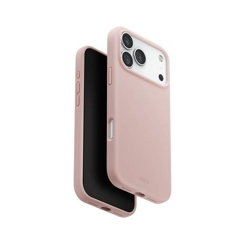 UNIQ LINO SILICONE CASE FOR IPHONE 17 SERIES - BLUSH PINK
