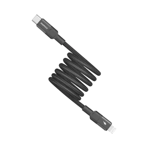 MOMAX MAG.LINK 60W USB-C TO LIGHTNING MAGNETIC CABLE -BLACK