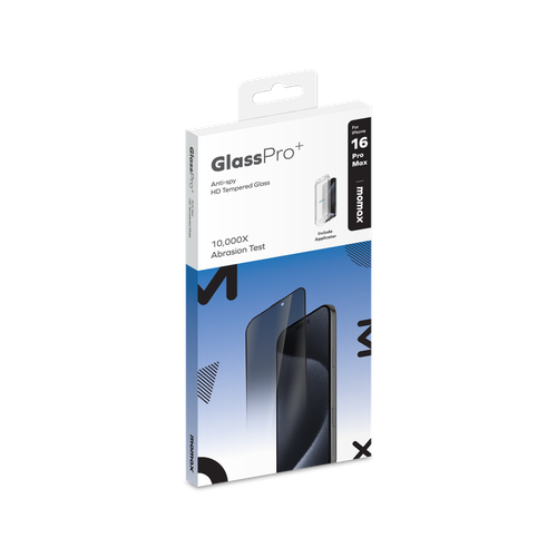 MOMAX IPHONE 16 SERIES GLASSPRO+ ANTI-SPY HD TEMPERED GLASS