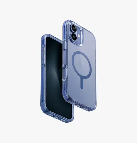 UNIQ IPHONE 16/16 PLUS COMBAT TRIPLE-LAYERED PROTECTIVE CASE -BLUE