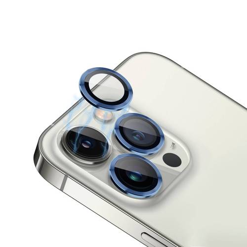 GREEN LION IPHONE13 PRO/13 PRO MAX IRON CAMERA LENS PROTECTOR - BLUE