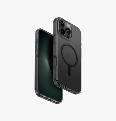 UNIQ IPHONE 16 SERIES CLARIO MAGCLICK MAGNETIC CHARGING CASE -SMOKEY