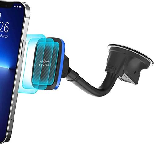 BRAVE 2 IN 1 WINDSHIELD & DASHBOARD MAGNETIC CAR MOUNT