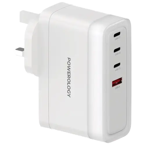 POWEROLOGY 4-PORT FAST CHARGING ADAPTER 140W