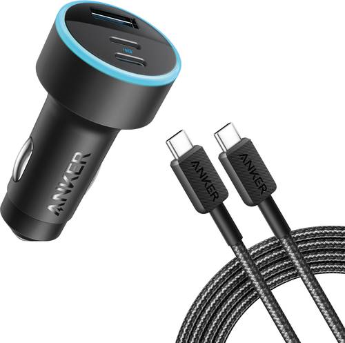 ANKER 335 67W,3-PORT CAR CHARGER WITH USB-C CABLE