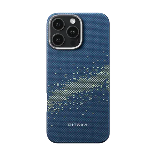 PITAKA IPHONE 16 SERIES TACTILE WOVEN CASE ARAMID FIBER -MILKY WAY GALAXY