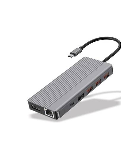 POWEROLOGY 13 IN 1 100W DUAL HDMI & DP 4K USB-C HUB 