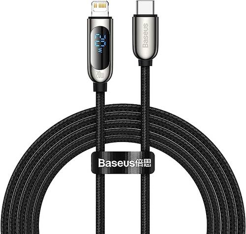 BASEUS 20W USB-C TO LIGHTNING DISPLAY CHARGING CABLE 2 METER -BLACK