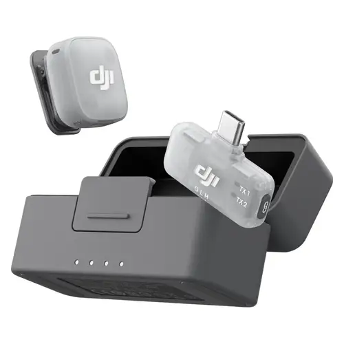DJI MIC MINI 2 WIRELESS MICROPHONE(1TX +1MOBILE RX+CHARGING CASE)