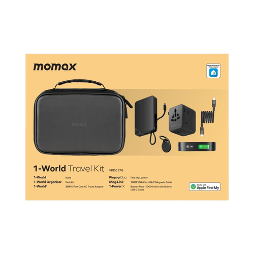 MOMAX 1-WORLD TRAVEL ESSENTIAL KIT