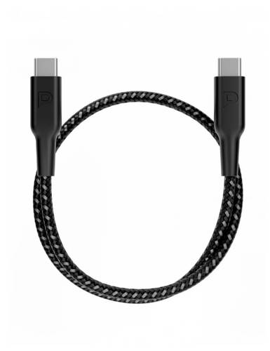 POWEROLOGY 60W USB-C TO USB-C BRAIDED CABLE 30CM
