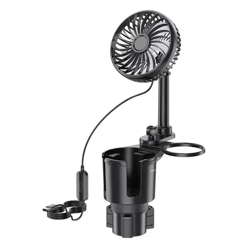 GREEN LION DRIVE FAN DUO 2 IN 1 CUP HOLDER CAR FAN