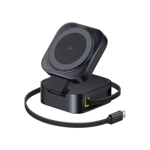 BASEUS PICOGO 2 IN 1 MAGNETIC WIRELESS CHARGING STATION QI2 67W