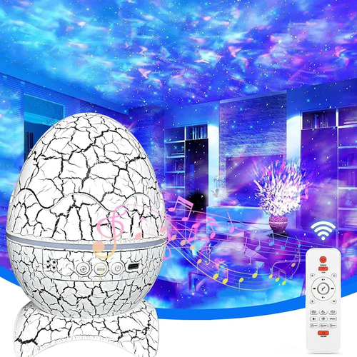 DINOSAUR EGG GALAXY NIGHTLIGHT PROJECTOR