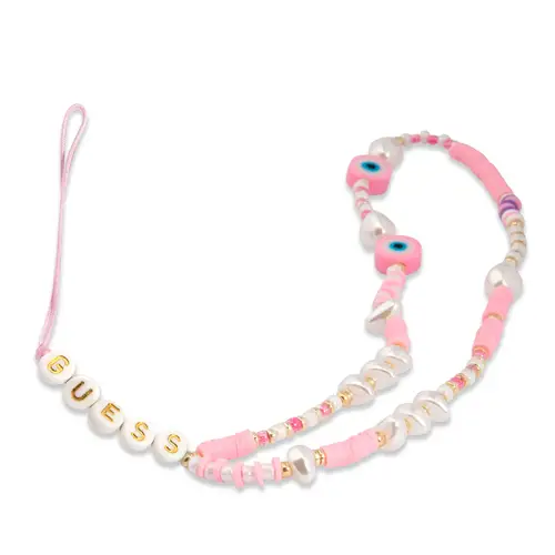 GUESS PHONE STRAP WITH BEADS