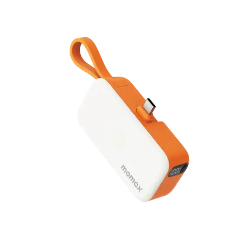 MOMAX 1-POWER MINI 5,000 MAH 3-IN-1 BATTERY PACK WITH USB-C CONNECTOR 