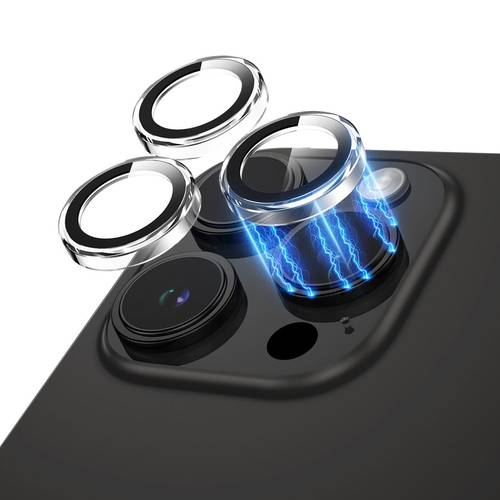 GREEN LION IPHONE 15 PRO/PRO MAX TRIO CAMERA LENS -CLEAR