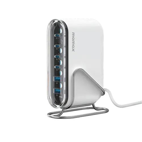 MOMAX 1-CHARGE FLOW 6-PORT GAN DESKTOP CHARGER 120W