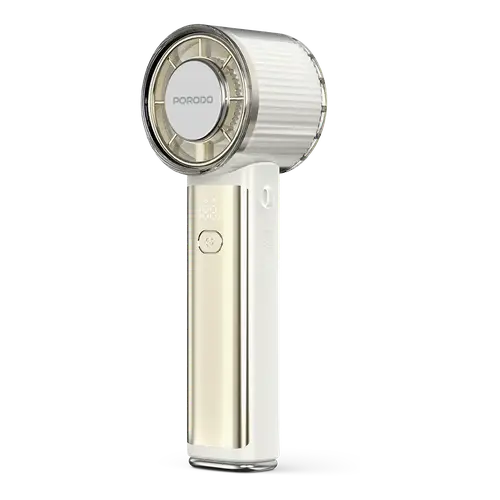 PORODO CHILLO CRYO FOLDABLE HANDHELD FAN-BEIGE