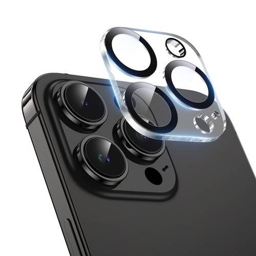 GREEN LION IPHONE 15 PRO/15 PRO MAX FULL TRANSPARENT CAMERA LENS PROTECTOR