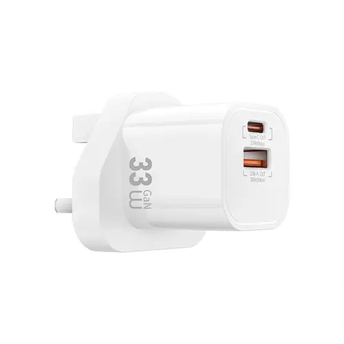 WIWU CUBE FAST CHARGER + LIGHTNING CABLE CAMBO