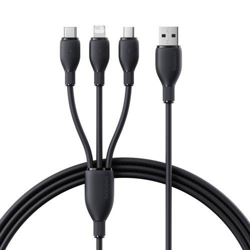 BASEUS ULTRA-FAST ONE FOR THREE FAST CHARGING CABLE USB TO M+L+C