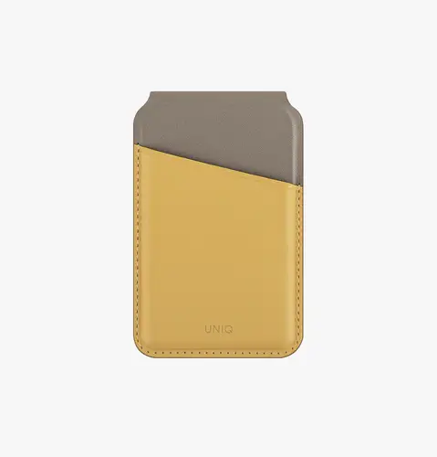 UNIQ DUO SERIES LYDEN VEGAN LEATHER MAGNETIC CARD HOLDER