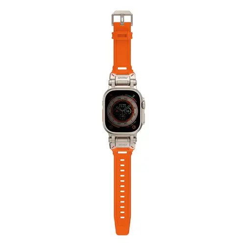 SKINARMA APPLE WACTH 49/45/44MM TITON STRAP -ORANGE