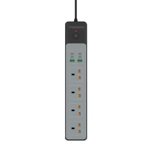 PORODO 4AC| 65W| 3000W POWER STRIP