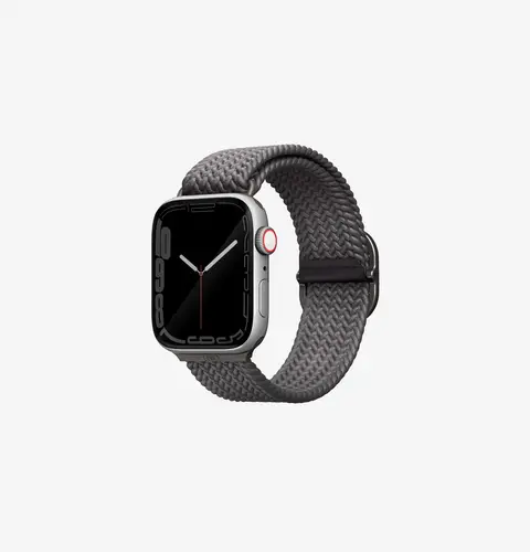 UNIQ ASPEN 41/40/42MM ADJUSTABLE BRAIDED NYLON BAND  - GREY