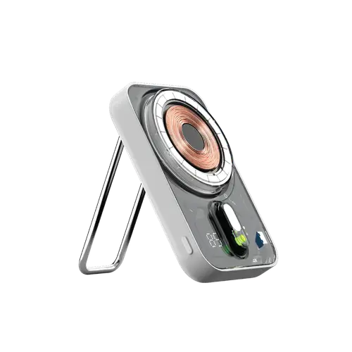 MOMAX 1-POWER FLOW+ 10,000 MAH MAGNETIC BATTERY PACK -TRANSPARENT