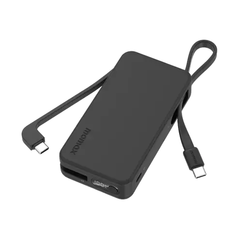 MOMAX 1-POWER VITAL+ POWERBANK 10,000mAh WITH 2 BUILT-IN USB-C CABLE