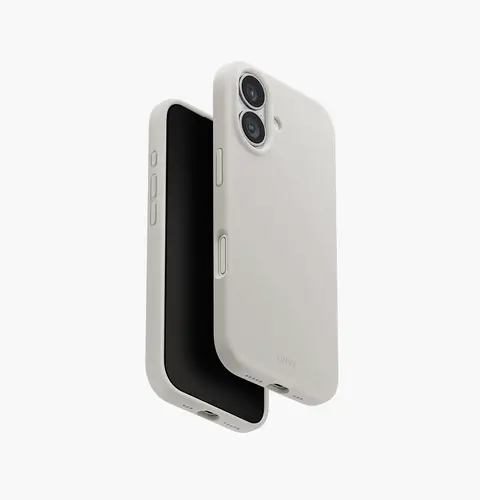 UNIQ LINO SILICONE CASE FOR IPHONE 17 SERIES - MIST GREY