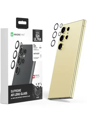 AAZING THING GALAXY SAMSUNG 24 SERIES SUPREME AR LENS GLASS -CLEAR