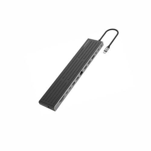 POWEROLOGY 13-IN-1 MULTI-DISPLAY USB-C HUB & LAPTOP STAND